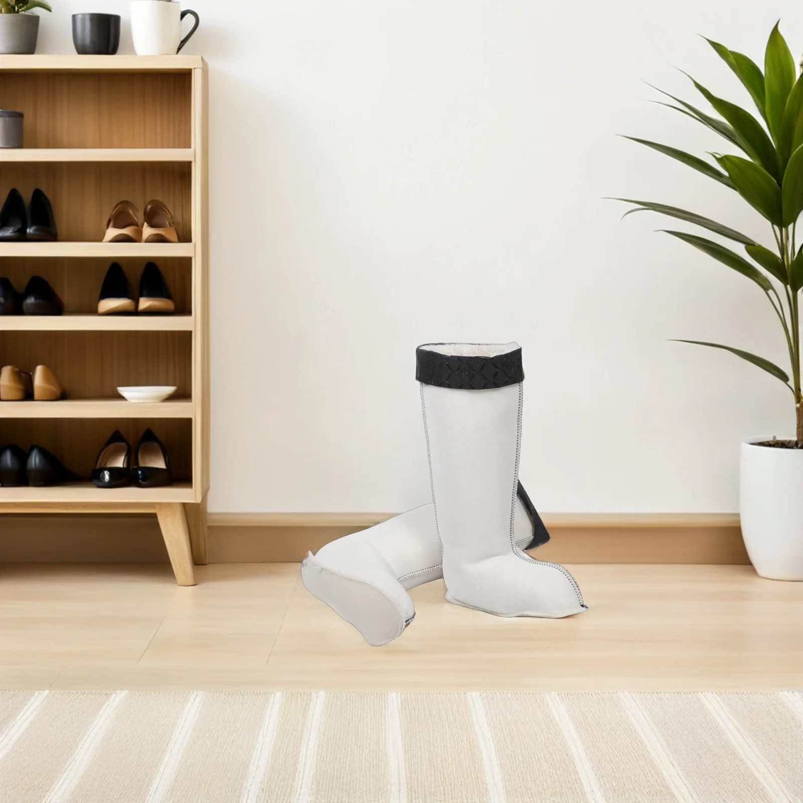 

1Pair Insulated Winter Boot Liners for Men Warm Waterproof Inserts Rain Shoe Liner Eu36-39 .5-8 Uk3.5-6 Removable for Hunting