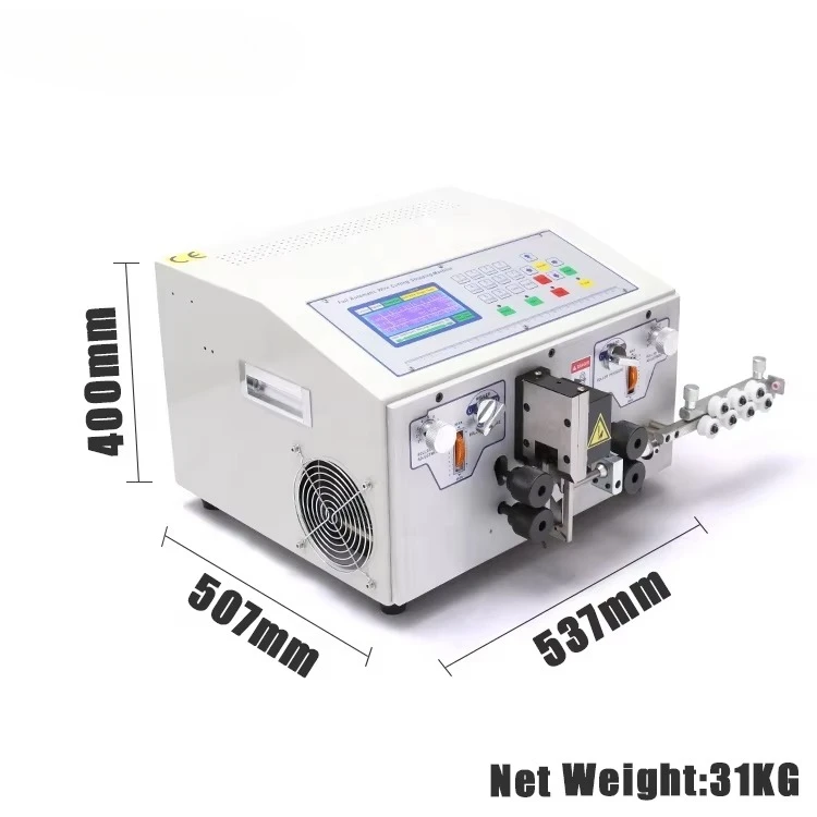 EW-03B آلة تجريد قطع أسلاك الكابلات الأوتوماتيكية المحوسبة مع قسم الأسلاك المتقاطعة 0.1-8 مم2 #3