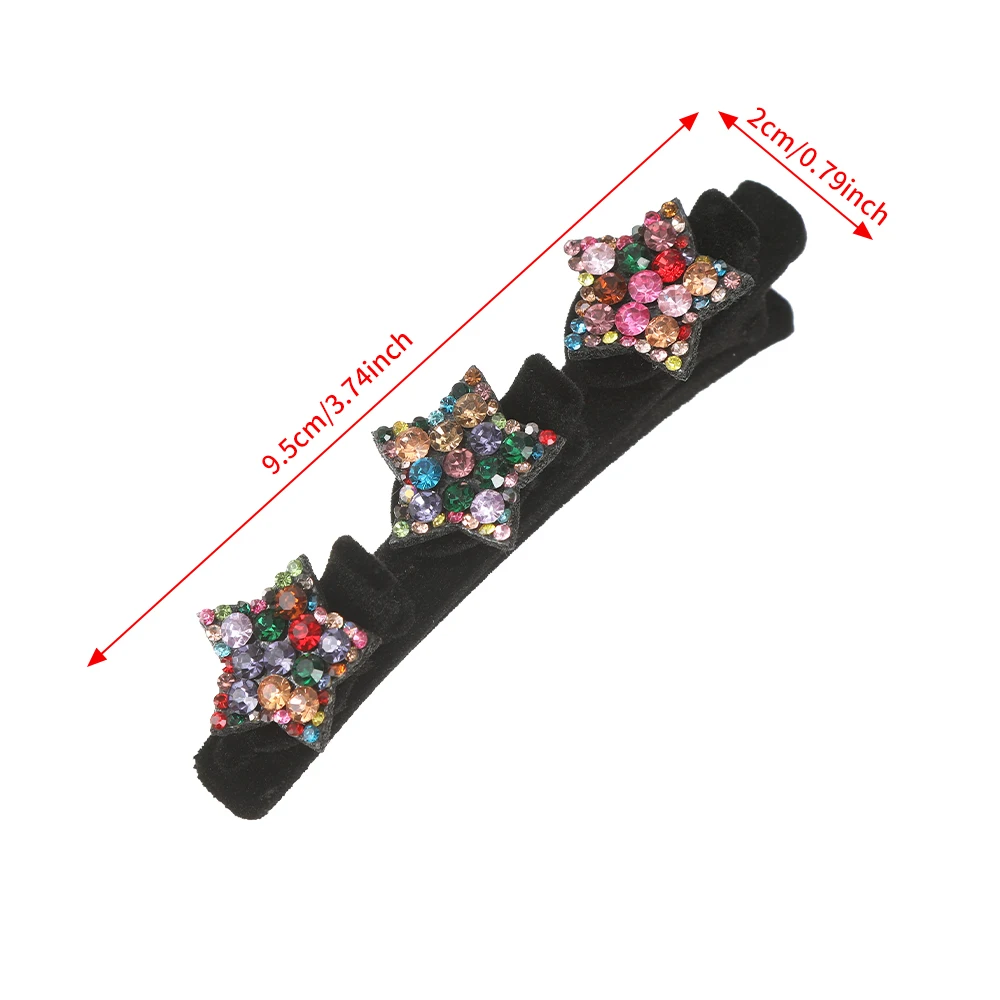 Molans Butterfly Rhinestone Hair Pins Sweet Girls Barrettes Hairpin Bangs Buckle Hairclip Lovely Hair Accessories
