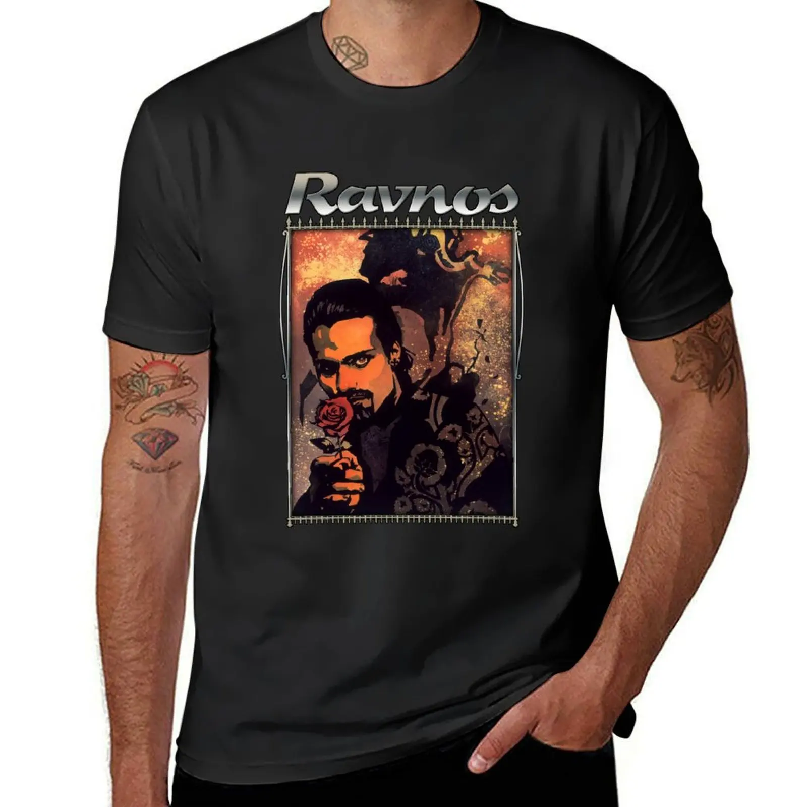 Masquerade Clan: Ravnos Revised T-Shirt anime tees black t-shirts for men