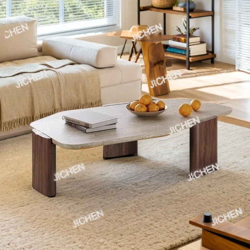 

Журнальные столики классического дизайна, бежевые низкие журнальные столики из массива дерева, современная роскошная мебель Mesa De Centro Sala