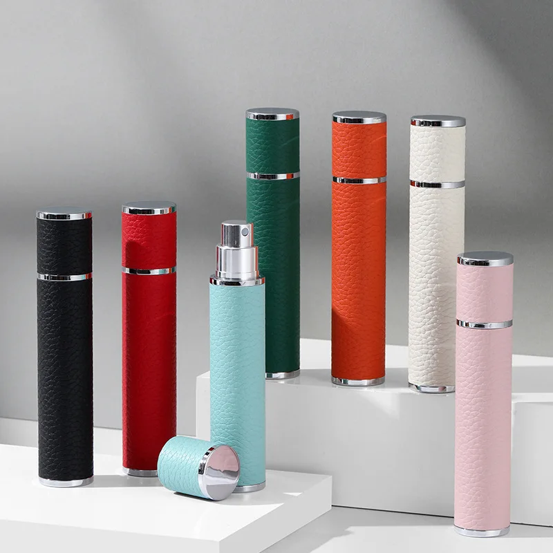 

10ml Leather Bottom Filling Refillable Perfume Atomizer for Travel Cologne Atomizer Spray Bottle Fine Mist Spray Bottle 향수공병