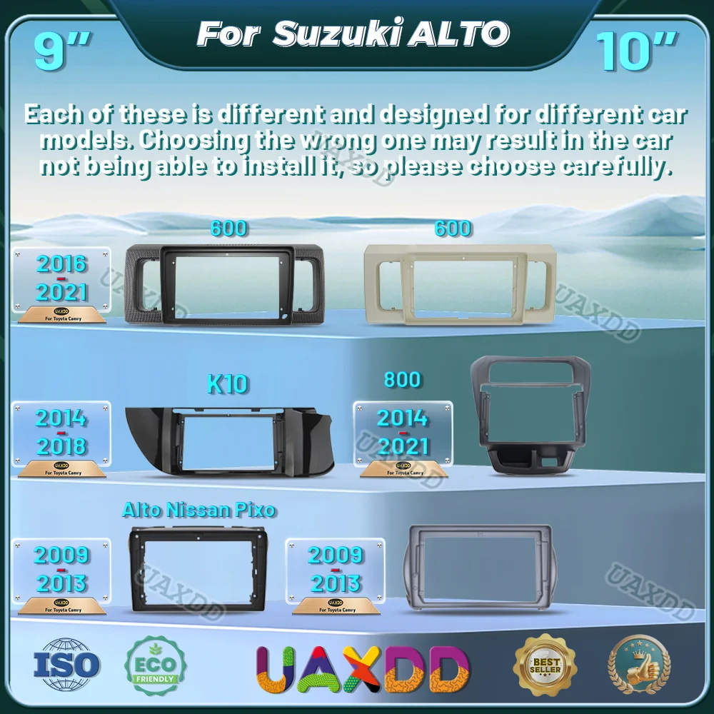 

Для Suzuki ALTO 600 800 9 дюймов 2009-2013 Nissan Pixo автомобильный DVD MP5 радио Android рамка видеоплеер приборная панель мультимедиа