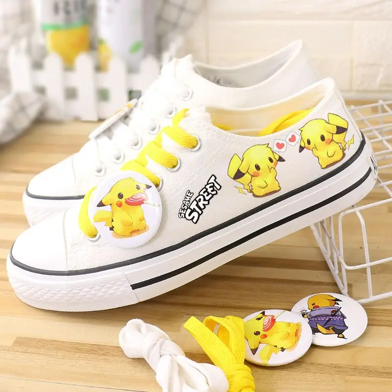 

Keeppley Pokemon Cosplay Shoes Animation Derivatives Canvas Casual Streetwear Shoes kids children Casual Sneakers