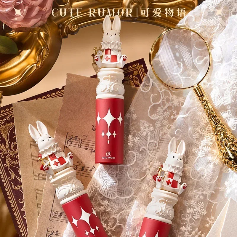 

Original CUTE RUMOR Lipstick Love Rabbit New Products Matte Glitter Moisturizing Lip Gloss LongLasting Sexy Plumper Velvet Korea