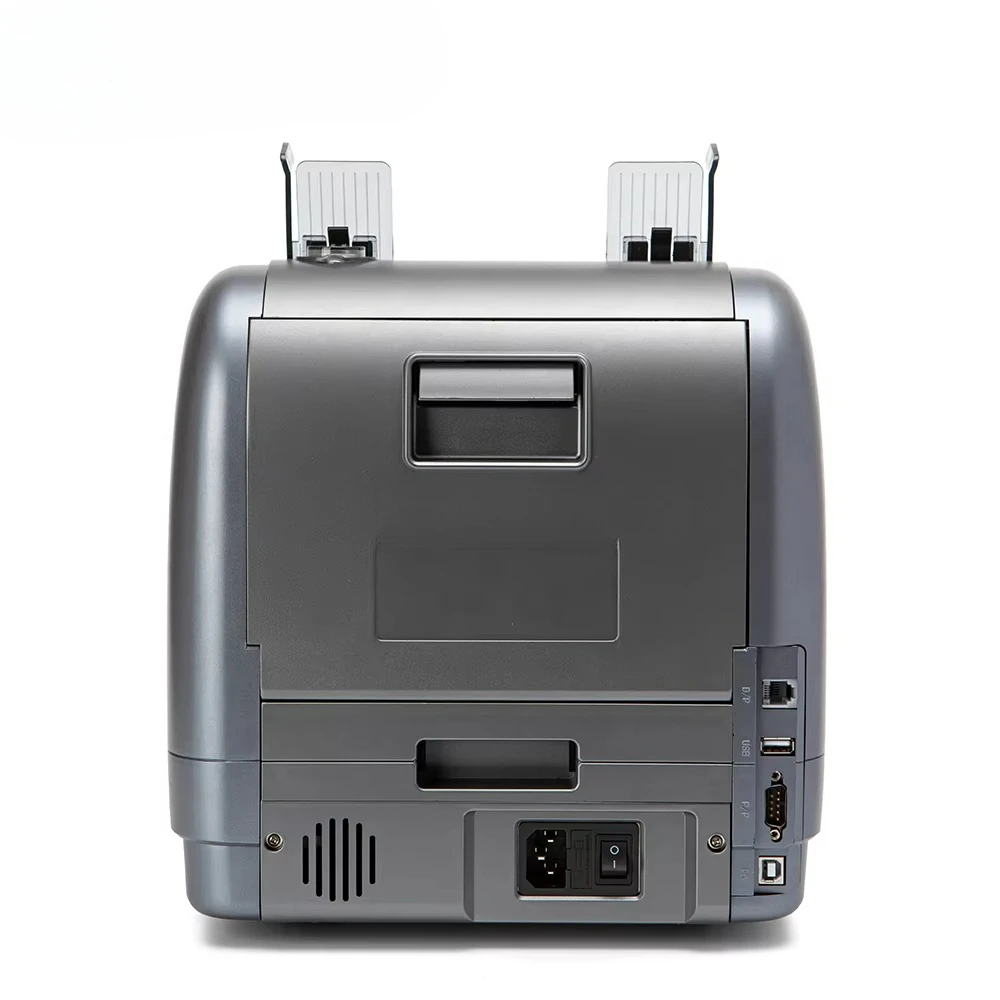 Portable 208C Banknote Count Double 1 + 1 Pocket to Identify Currency & Detect Counterfeit Banknotes for Cash Register