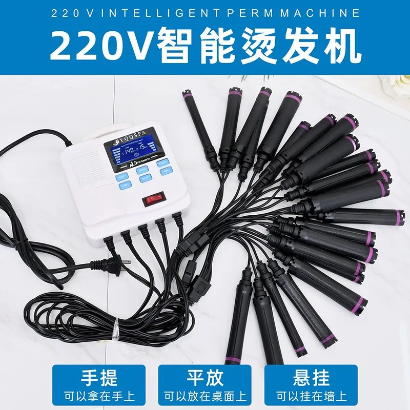 Portable 220V Little Angel Perm Machine 24V Safe and Intelligent Hot Perm Curling Instrument for Hair Salon