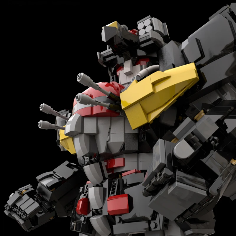 MOC-88688 انمي ياباني روبوت Gettered سوبر Turboed Dancougar اللبنات نموذج العسكرية روبوت الطوب لعبة الأطفال هدية