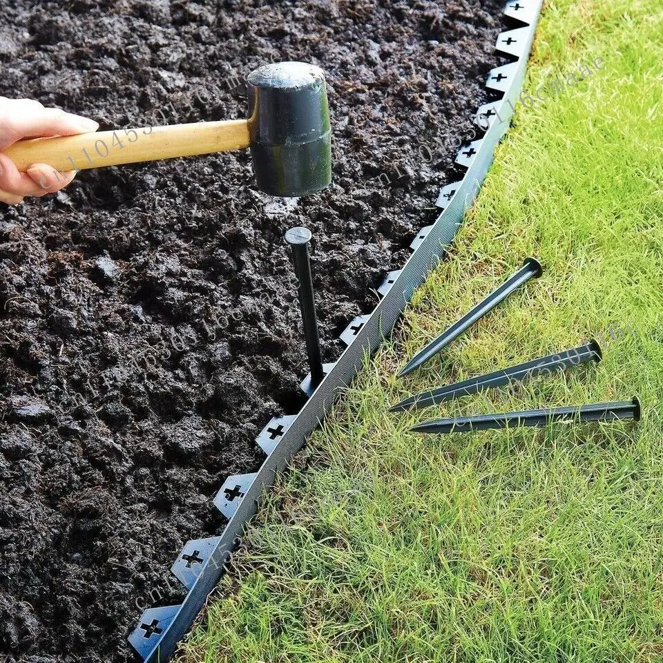 Hot 10m Multifunctional Plastic Landscape Edge Strong Lawn Edge Garden Durable PE Outdoor Garden Edge