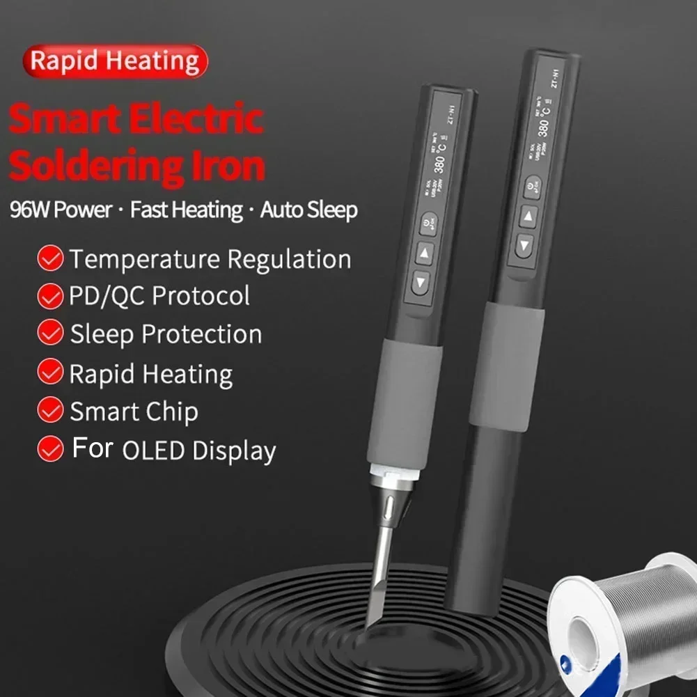 

ZT-N1 Intelligent Soldering Iron Automatic Sleep Temperature Regulation Portable Electrical Constant Temperature Soldering Pen