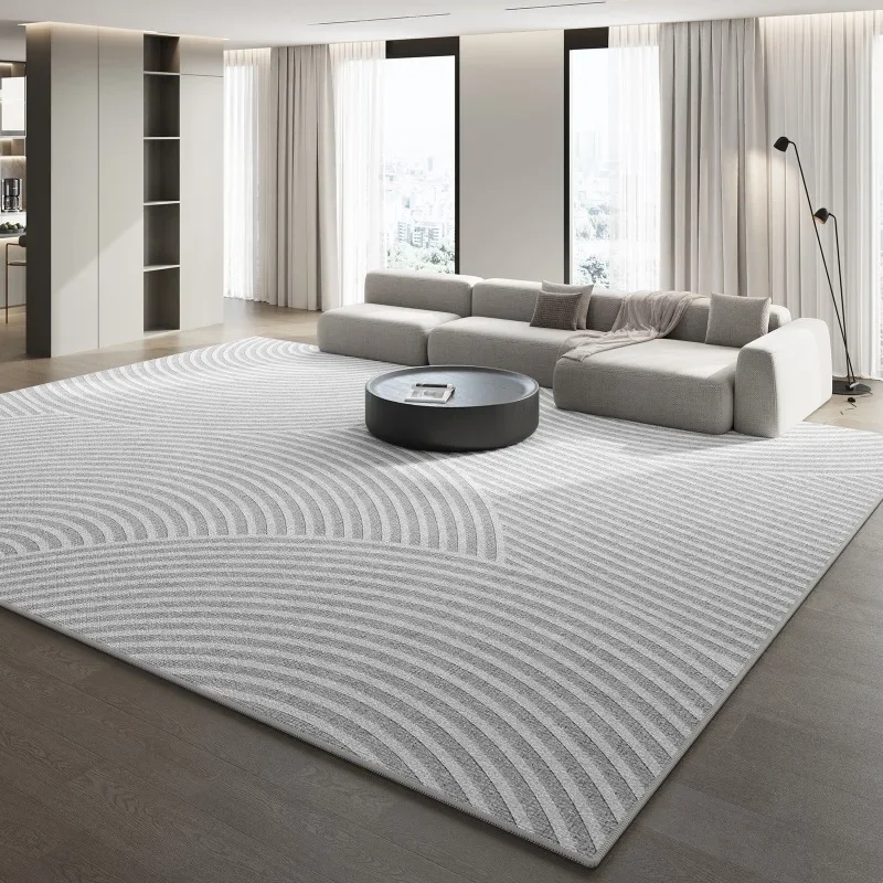 Living Room Carpet Simplistic Advanced Lines Home Decoration Large Area Mat Coffee Tables Bedroom Bedside Rug Alfombra Tapis 러그