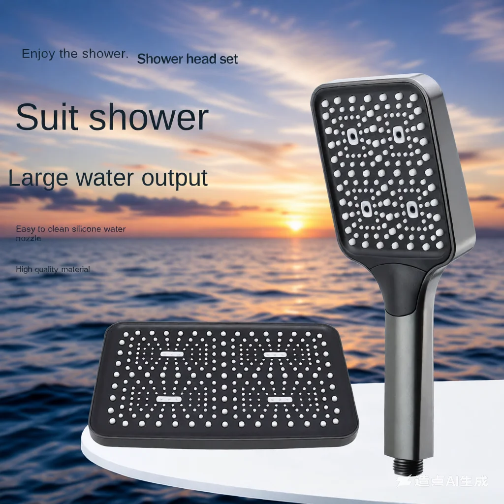 

Premium Lotus Canopy Top Spray Shower Set - Home & Hotel Use, Universal Compatible with Shower Heater
