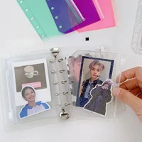 M5  Binder Pockets Binder Zipper Folders For 5-ring Notebook Binder Waterproof Pvc Leaf Document Filing Bag 3