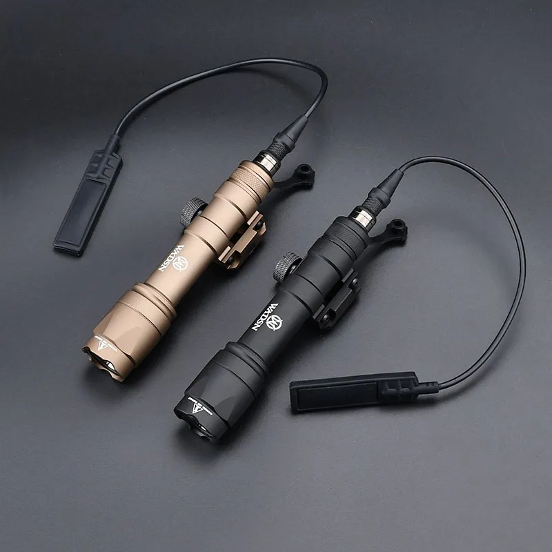 

WADSN M600 M600C Tactical Metal Flashlight White LED Spotlight Airsoft Weapon Hunting Scout Accessories For 20MM Picatinny Rail