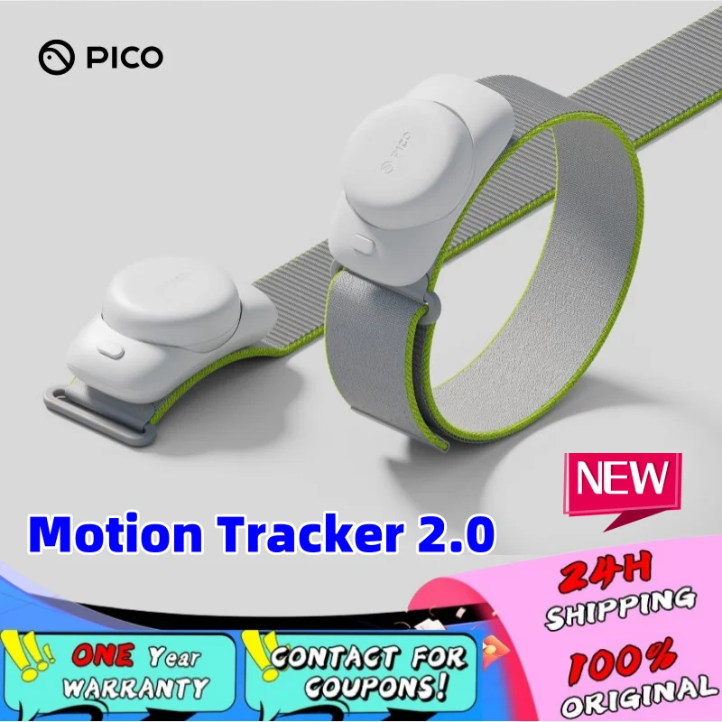 2024 PICO Motion Tracker 2.0 Version Hand And Foot Motion Capture Full-body Motion Tracking 6DoF AI Tracking VRCHAT SteamVR