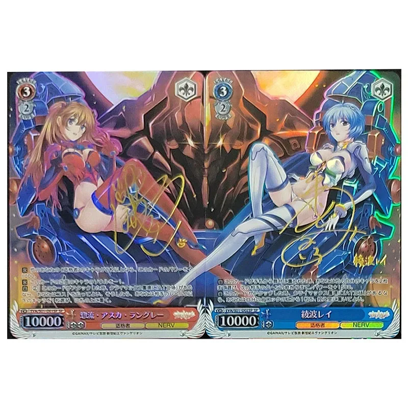 Anime Weiss Schwarz DIY ACG Asuka Langley Soryu Ayanami Rei Toys for boys tabletop games collectible cards birthday presents