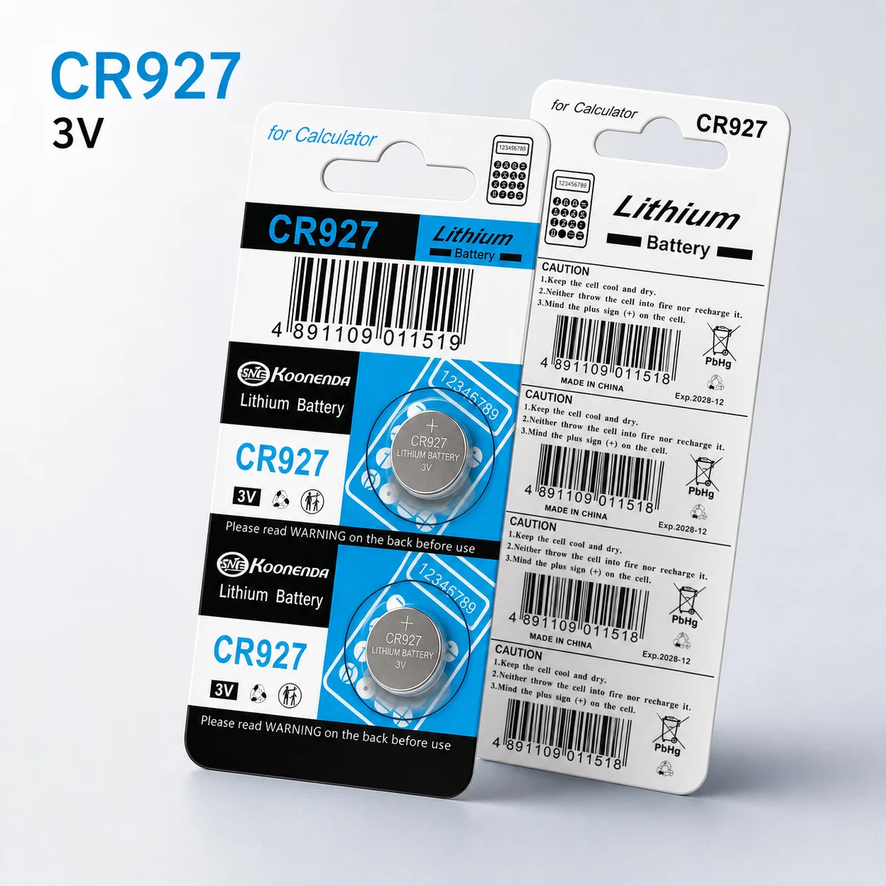 5PCS Lithium Coin Cell Button Battery CR1620 CR1616 CR1220 CR927 CR2477 for Watch Toy Scale Calculator Mouse Car Remote