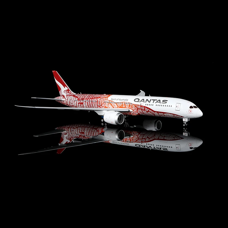 L2129 سبيكة تحصيل طائرة هدية أجنحة SQ 1:200 Qantas الخطوط الجوية "Dreamliner" بوينغ B787-9 دييكاست نموذج طائرة VH-ZND #4