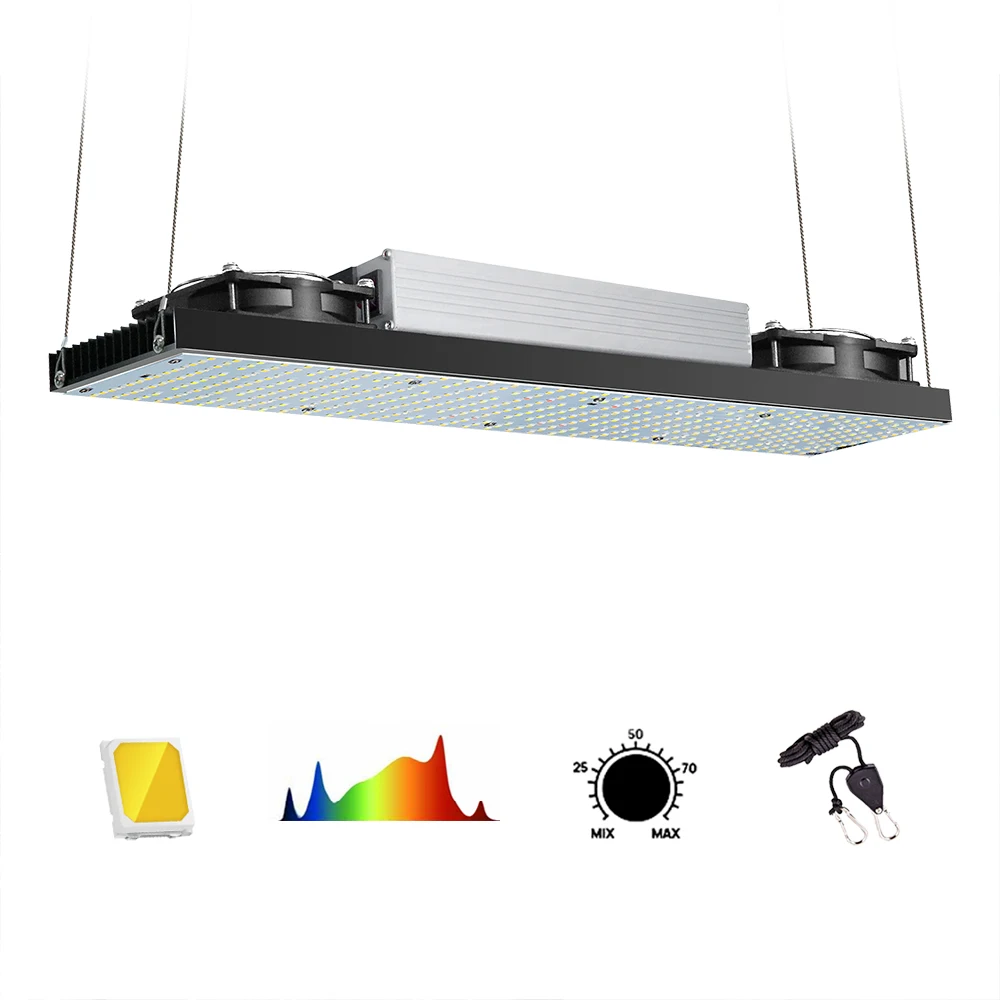 320W LM282B Full Spectrum LED Grow Light Quantum Phytolamp for Indoor Vegetable Flower Seedling Growing Lighting