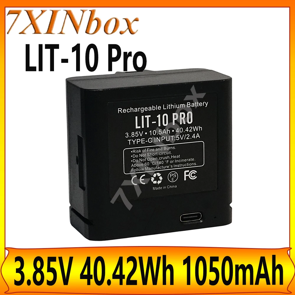 7XINbox LIT-10 Pro 3.85V 40.42Wh 1050mAh Replacement Battery For SPYPOINT LINK-MICRO LTE CELL-LINK LM2 FLEX M Trail Camera