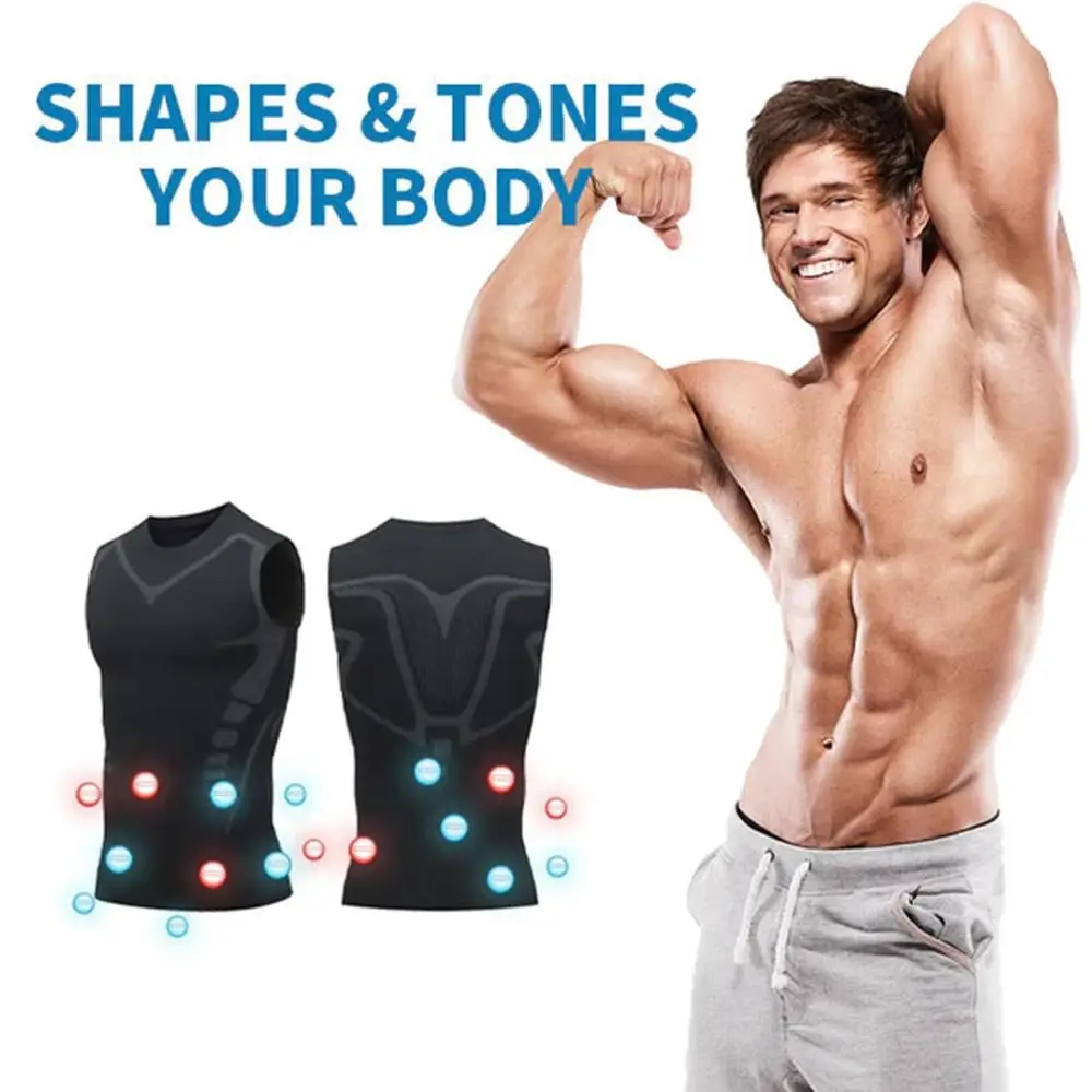 Ionic Shaping Vest para Esportes, Leve Sem Mangas, Respirável Fitness Top, Confortáveis Coletes Skin-tight