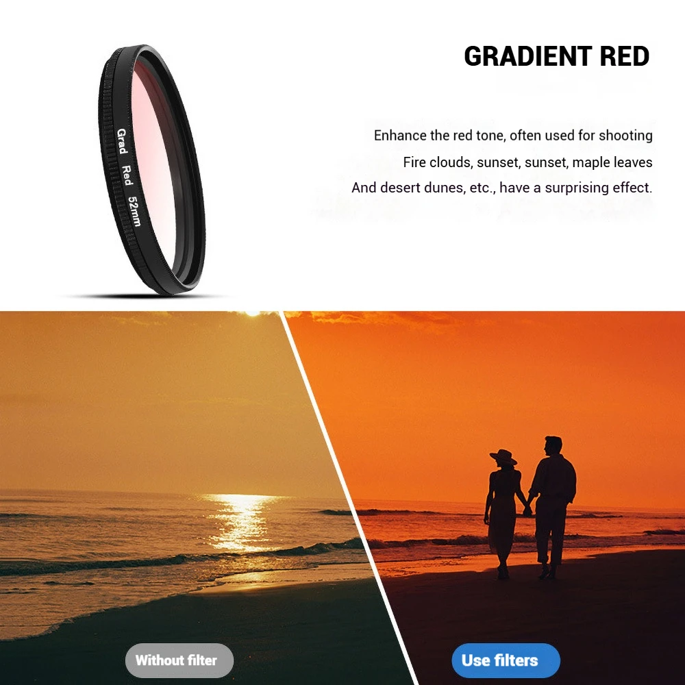 Polarizer Filter 52mm CPL Mobile Phone Lens Filter Camera Lens Clip Camera Accessories Circular For Taking Photos All Smartphone