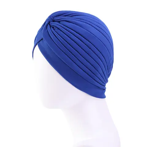 Kvinnors stretchiga turbanmössa muslimska hijabs hatt kvinnlig inner hijab solid arabisk indisk mössa wrap huvudduk hatt håravfall tillbehör 10 best sales turbanhalsduk - №9