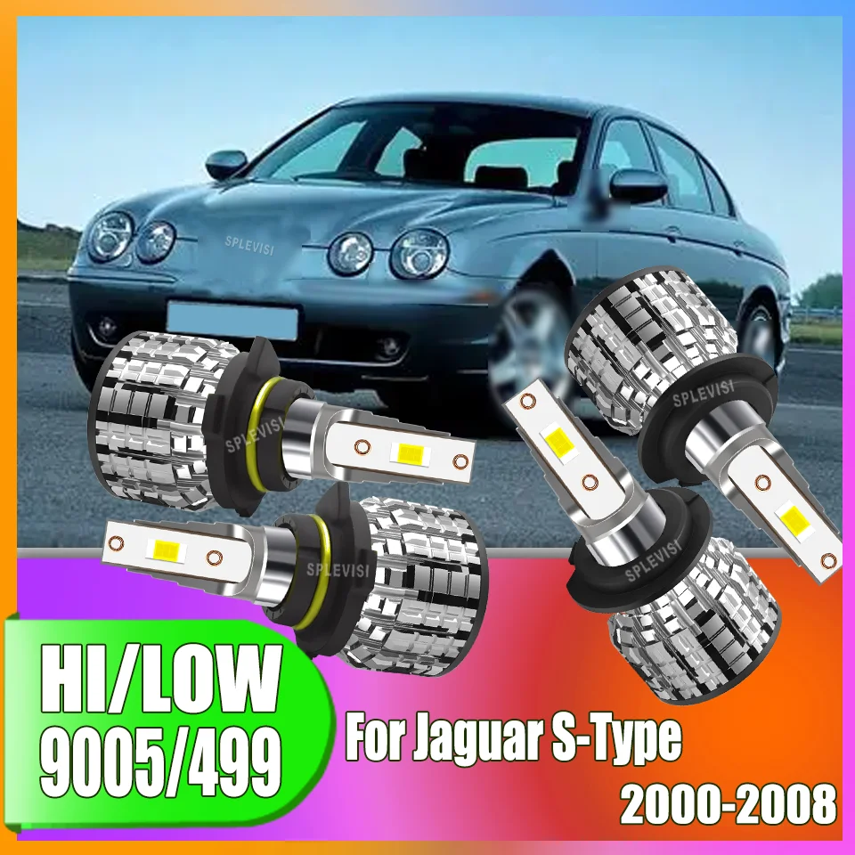 

High-Intensity Use Car Led Headlight 24000LM 350% Brighter For Jaguar S-Type 2000 2001 2002 2003 2004 2005 2006 2007 2008