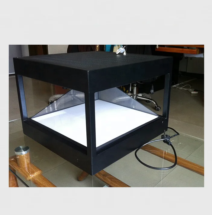 2x2m 3D Holographic Pyramid 360° Holographic Display Pyramid 3D Advertising Showcase for Shopping Malls