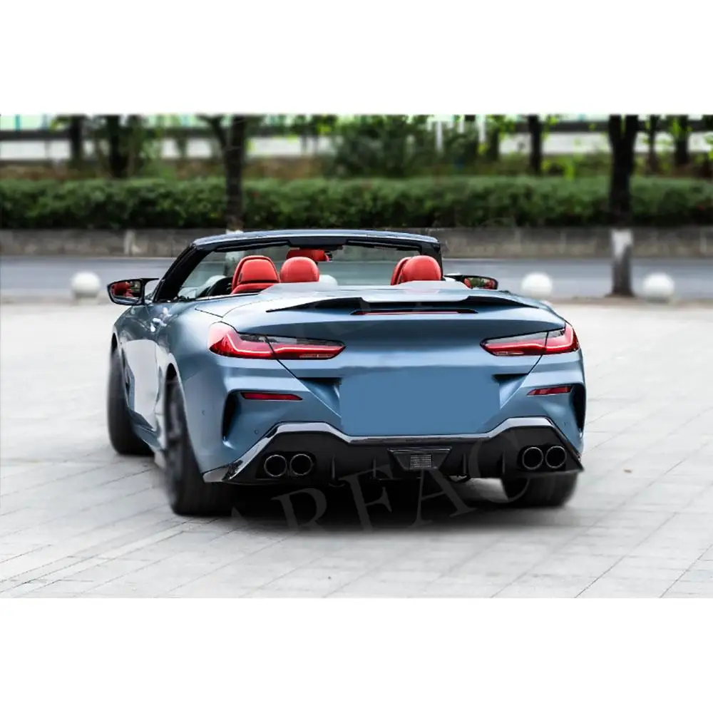 

Carbon Fiber Car Rear Bumper Diffuser Lip Spoiler Body Kits for BMW 8 Series G14 G15 Coupe 2019-2022