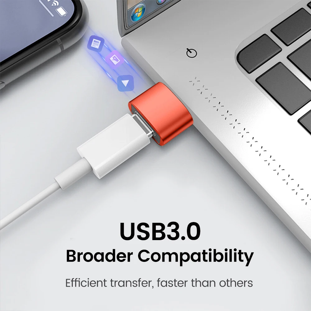 6A OTG USB 3.0 To Type C Adapter USB Female To Type c Male Fast Charging adadpter OTG USB C For Xiaomi Samsung Macbook Laptop PC