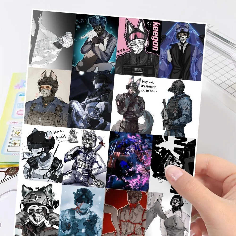 183 키건 스티커, 콜 오브 듀티 K 엄마 페이스 커버, 남편의 하이룩 레벨 일기 노트, 휴대폰 케이스 스티커
