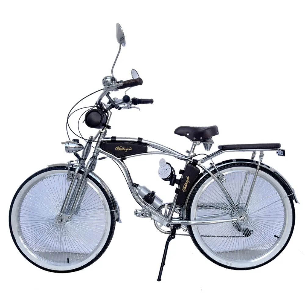 

Luxury high-end retro bicycle variable speed bicycle classic car road car travel lady car