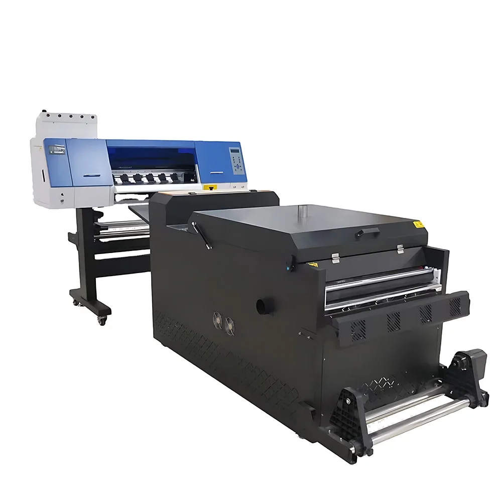 Hot 60cm DTF (equipped with two 3200 nozzles), powder shaking with external purifier