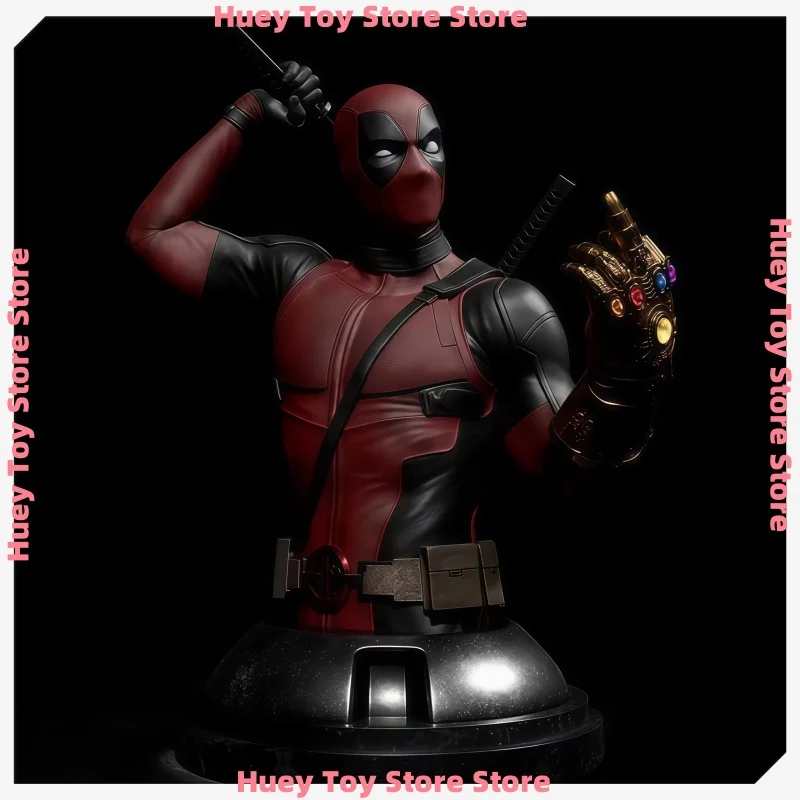 

Deadpool Unlimited Gloves Bust Resin Material Desktop Ornament Handmade Birthday Gift