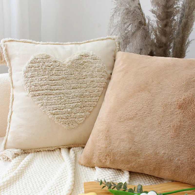 

Yjq tufted throw pillow living room sofa cushion model room bedside pillow