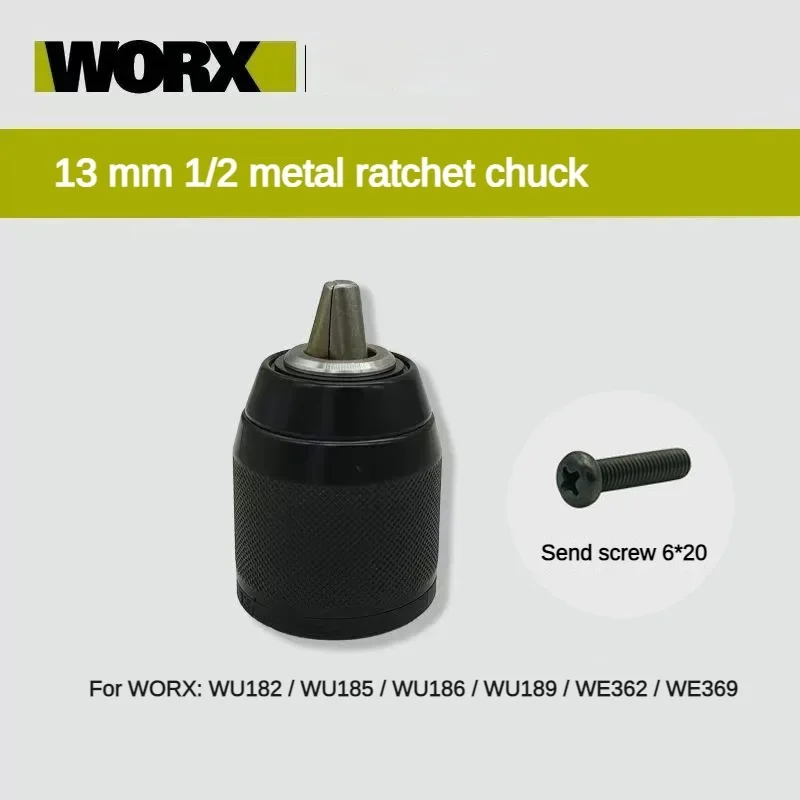 Imagem -03 - Worx-original Lithium Electric Drill Chuck Mudança Original Chuck Catraca Conjunto Tools Wu130 131x