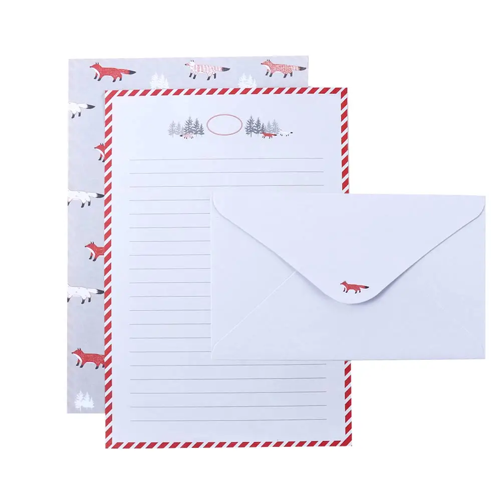 Office Supplies Gift Envelope Letter Pad Beautiful Flower Cartoon Envelope Stationery Paper Letter Paper Writing Paper