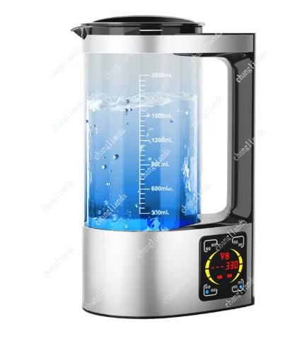 2L Waterstof Waterfles Alkaline Ionisator Filter Machine Waterstof Rijke Generator Draagbare Gezondheidsdrank Purifier