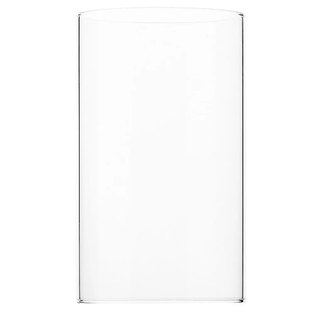 

Glass Chimney Holder Sleeve High Borosilicate Glass Windproof Cover for Home Wedding Banquet Decoration