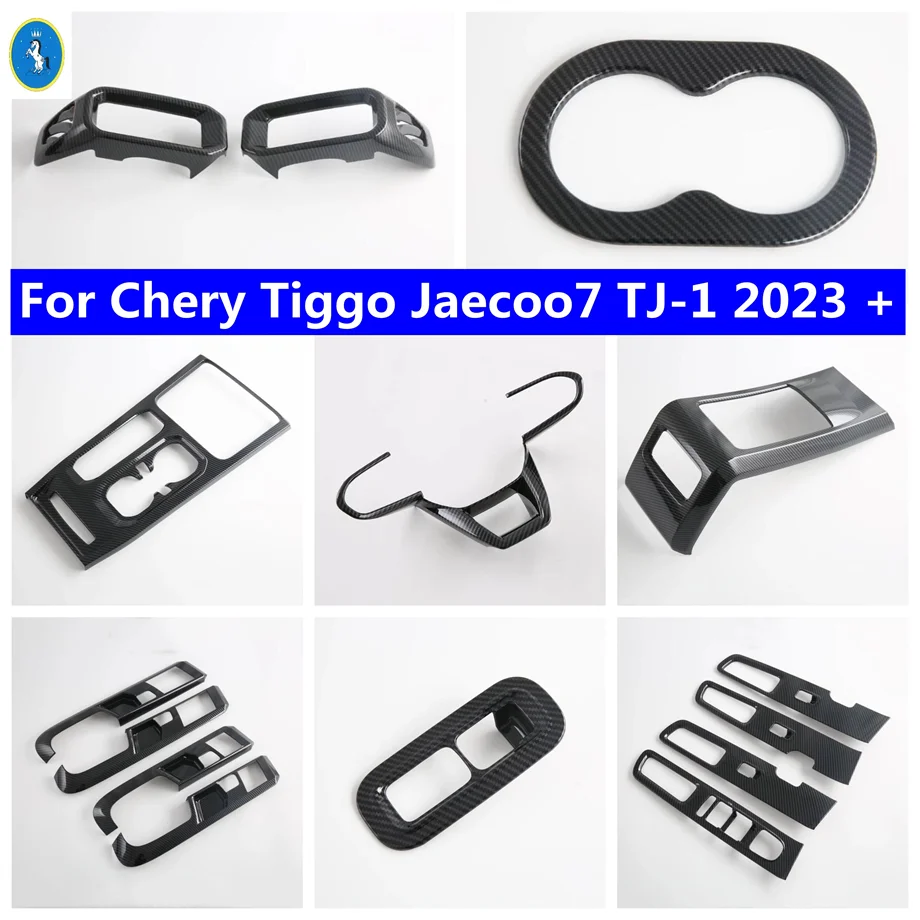 

Window Lift Button / Head Lights Switch / Steering Wheel Frame Cover Trim For Chery Tiggo Jaecoo7 TJ-1 2023 - 2025 Accessories