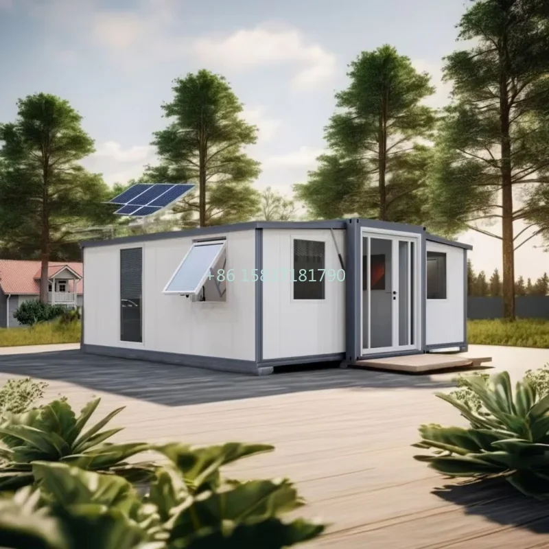 Factory Container House Removable Folding Container House Detachable Export Custom Design Modern Tiny Home with Solar Panel