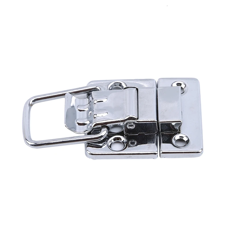 Chrome Adjustable Concealed Hasp Lock Toolbox Case Self Locking Toggle Latch Catch Buckle High Quality Simple Durable Hasp Locks image 3