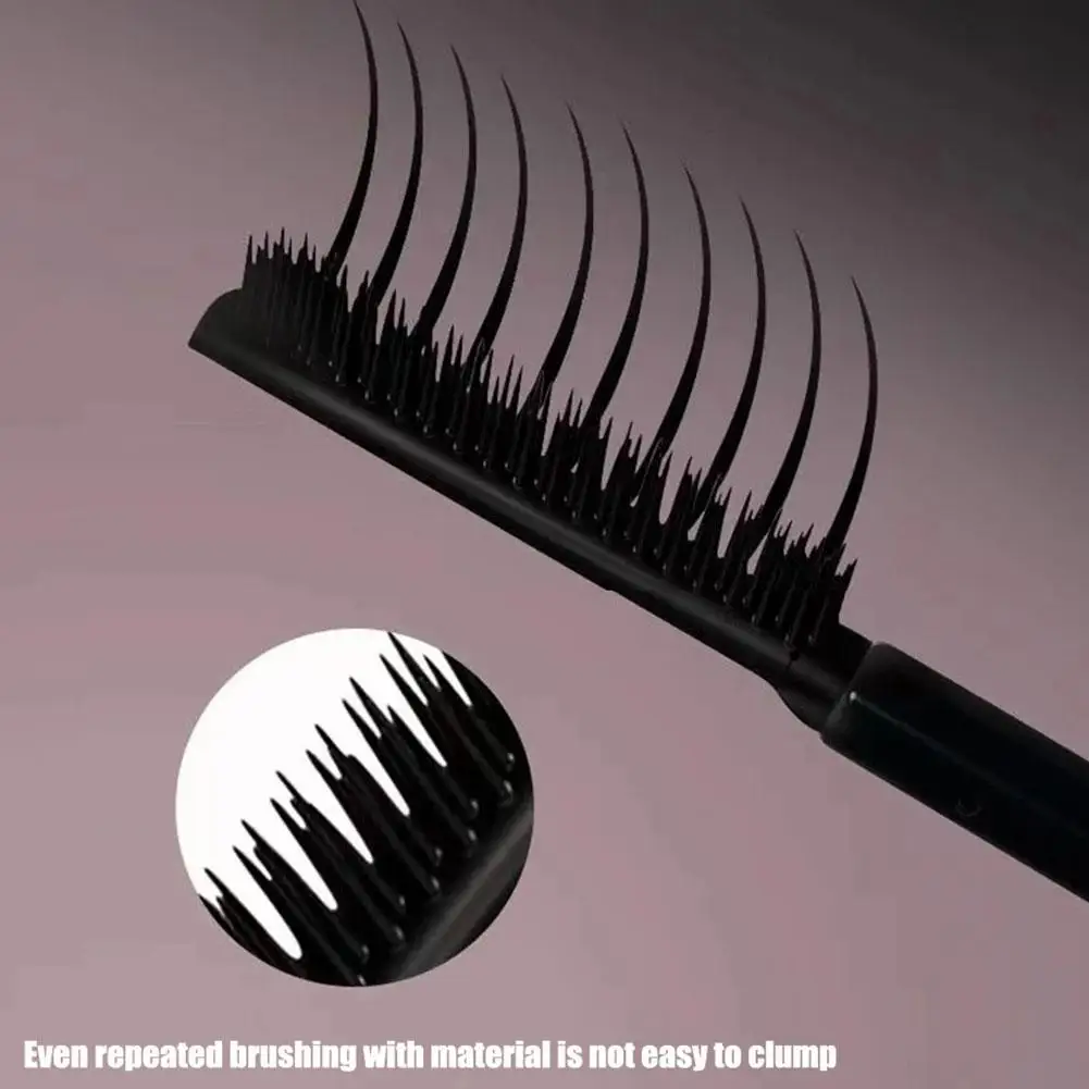 Curling Mascara Black Brown Detail Lashes Brush Eyelash Comb Waterproof Slender Thick Eyelash Lengthening Extension Mascara N0S1