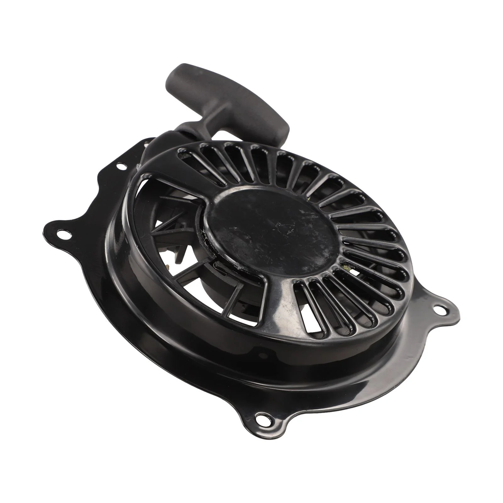 Starter Assembly Recoil Pull Starter Generator Repair Black Easy To Install Generator Parts Enhanced Performance