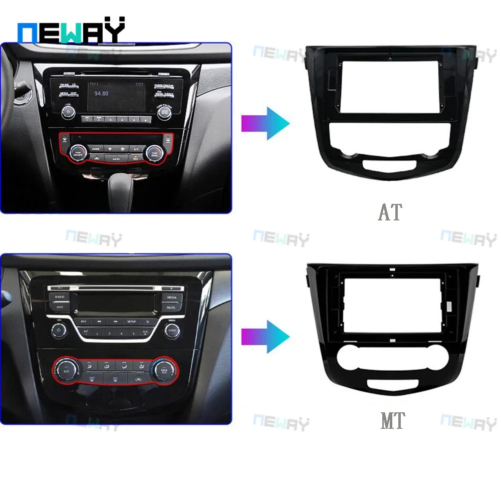 

Автомобильный dvd-плеер 10,1 дюйма для NISSAN QASHQAI 2015-2019, комплект для установки стерео, панель fascia, радио, рамка