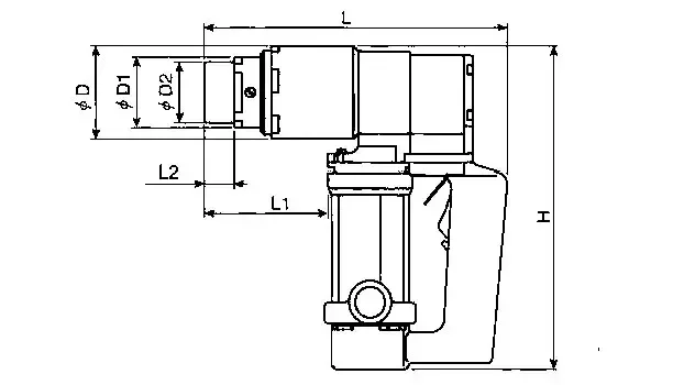 1100N.M 1200W Electric Torque Shear WrenchM22  M24