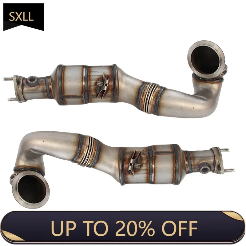 

SXLL N54 335i 135i 2007-2010 OEM downspouts directly with catalytic converters