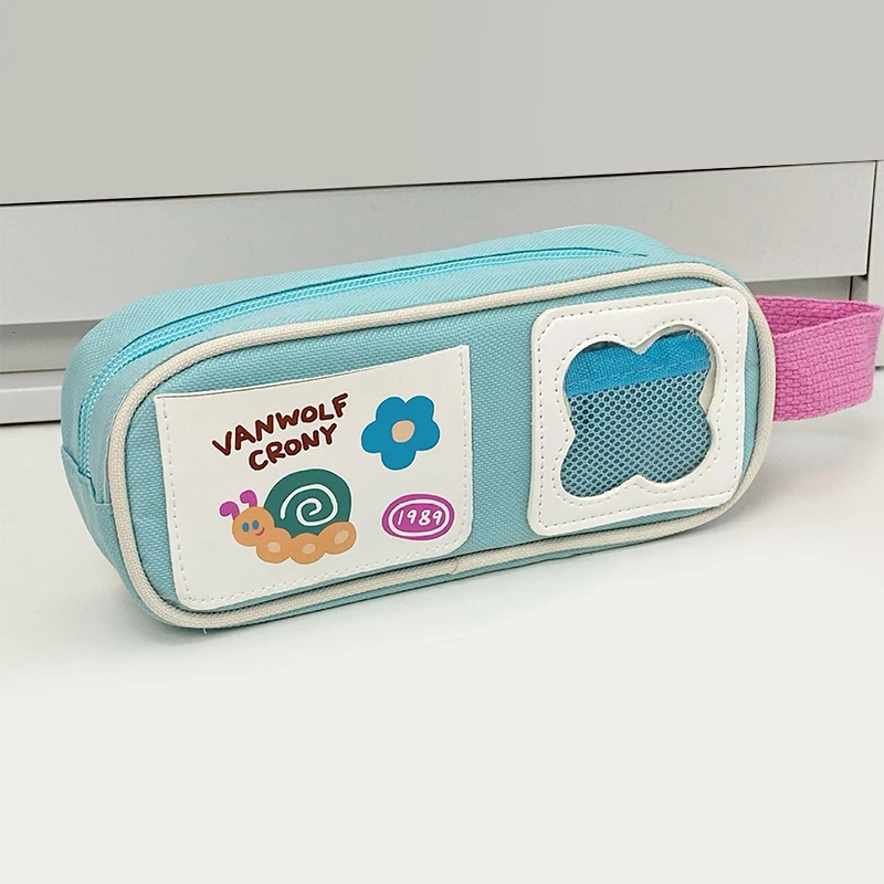 السفر ماكياج المنظم أدوات الزينة حقيبة طالب مقلمة حقيبة التخزين المحمولة القلم حقيبة حزمة منفصلة المنظم حقيبة هدية #3