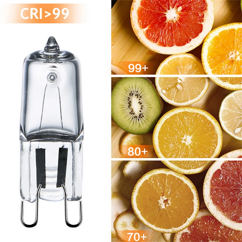 Eco Halogen Light Bulbs G9 Capsule LED Lamp 18W 20W 25W 40W 60W 230V With Inserted Beads Crystal Lamp Halogen Bulb 1/5/10/50PCS